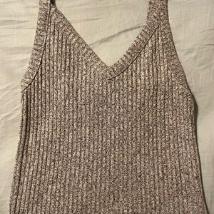 AMERICAN EAGLE Ribbed Knit Tank Top